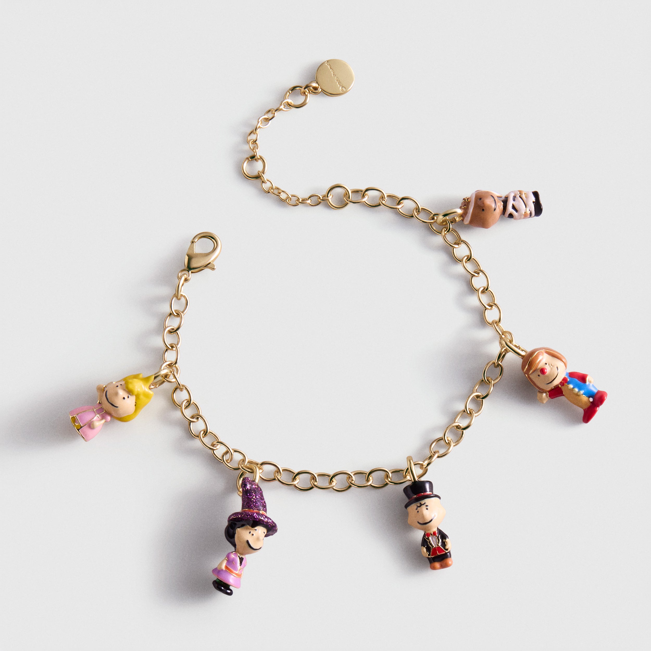 BaubleBar Peanuts Halloween Character Charm Bracelet