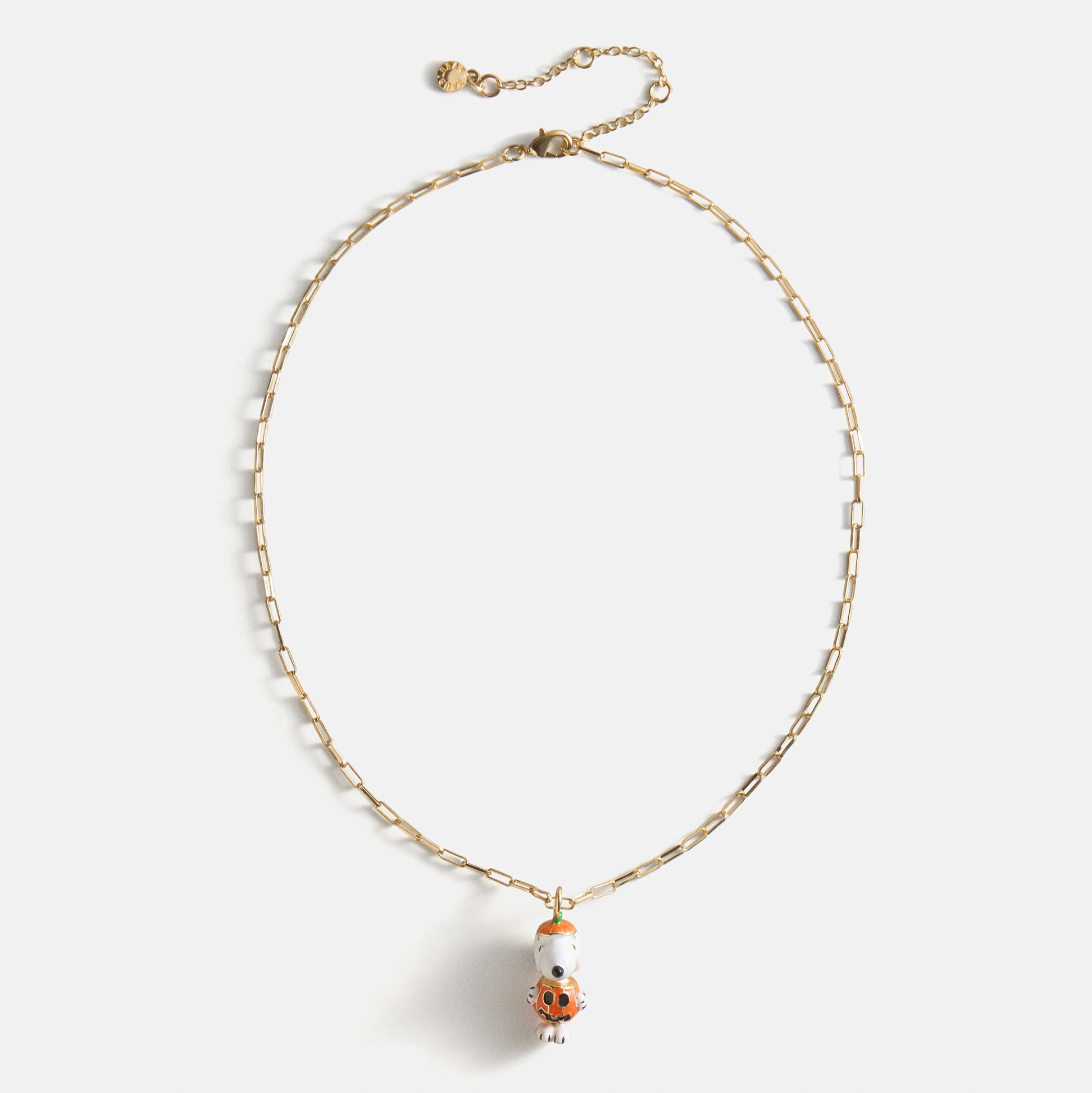 BaubleBar Peanuts Snoopy Halloween Pendant Necklace