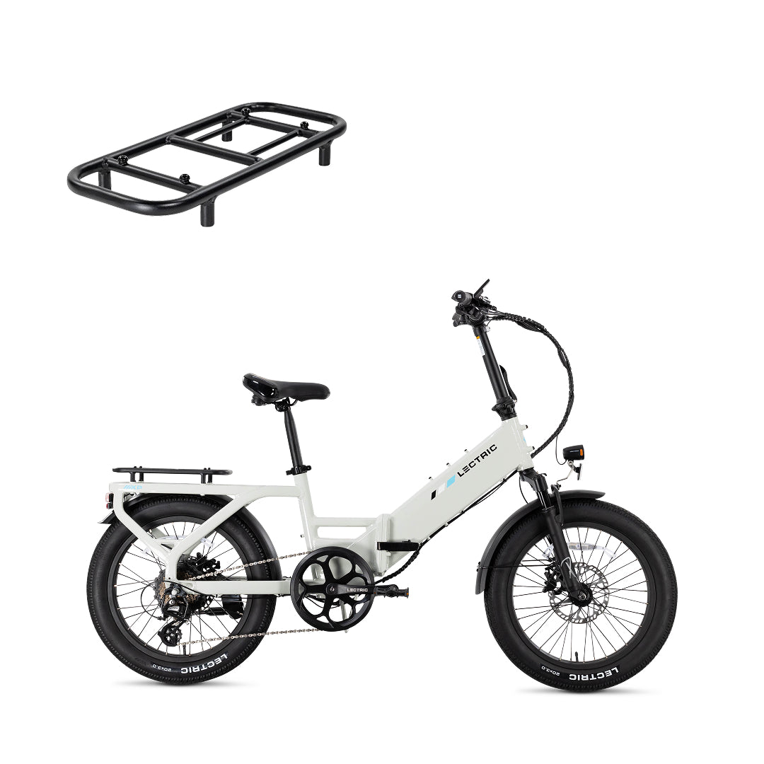 Lectric XP4 Step-Thru Stratus White + FREE LevelUp Rack ($107 Value) [CA]