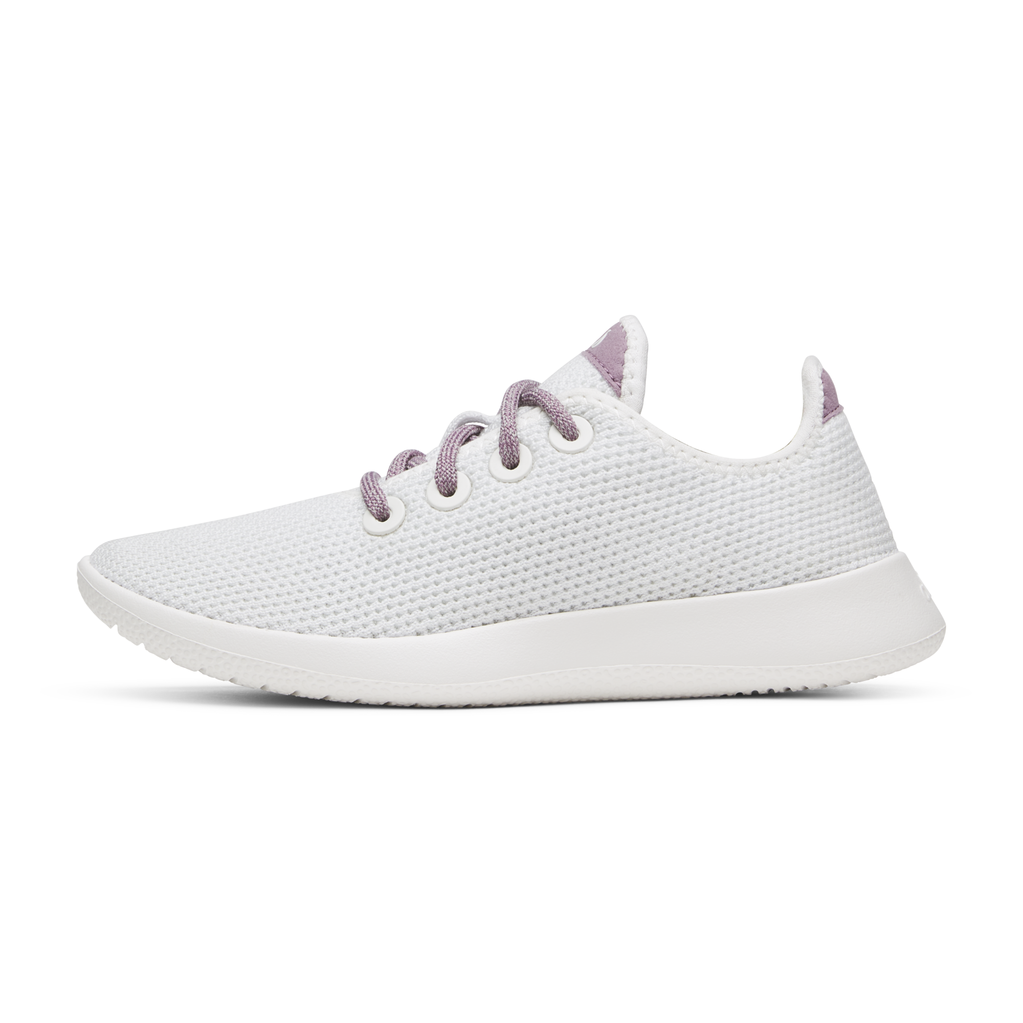 Allbirds Women's Tree Runner - Blizzard/Hanami Plum (Blizzard Sole)