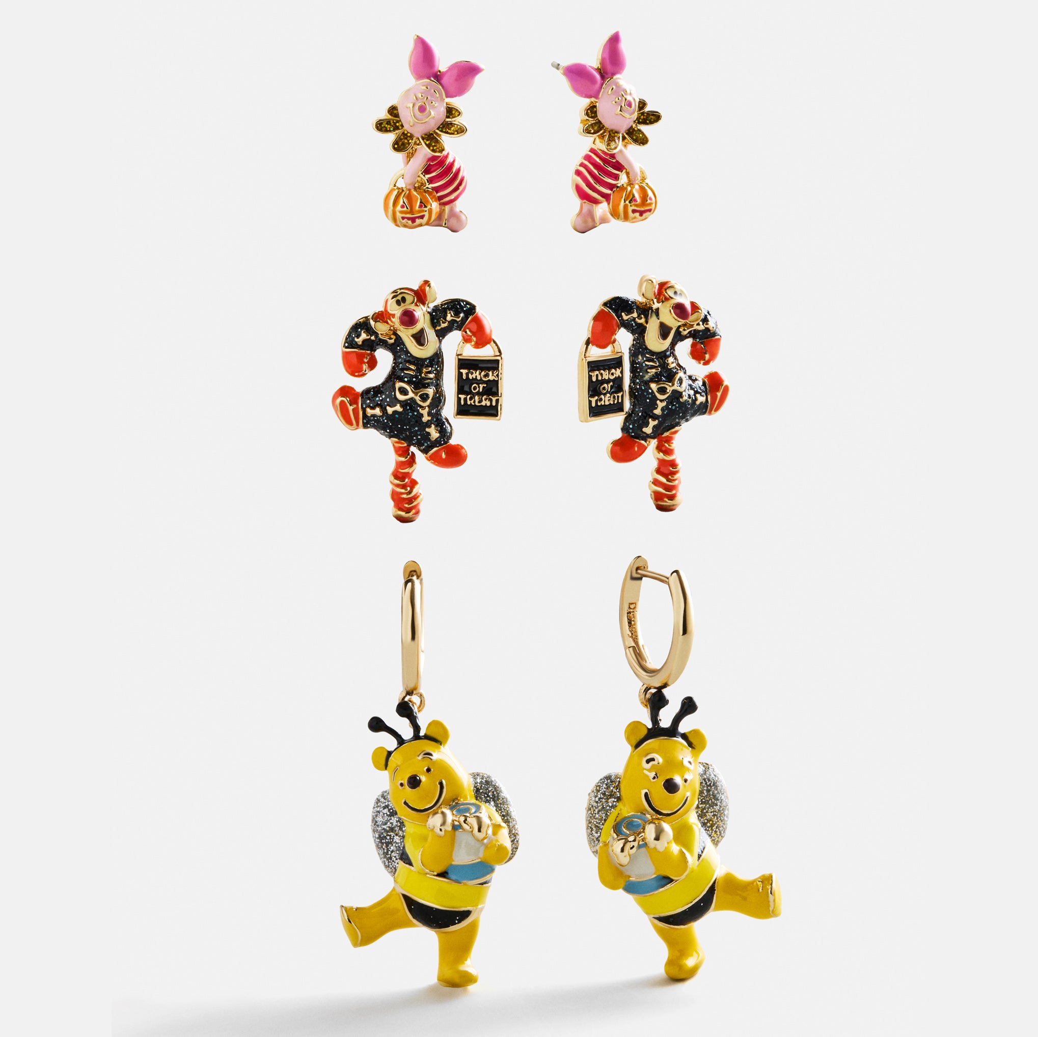 BaubleBar Disney Winnie the Pooh & Pals Halloween Earring Set