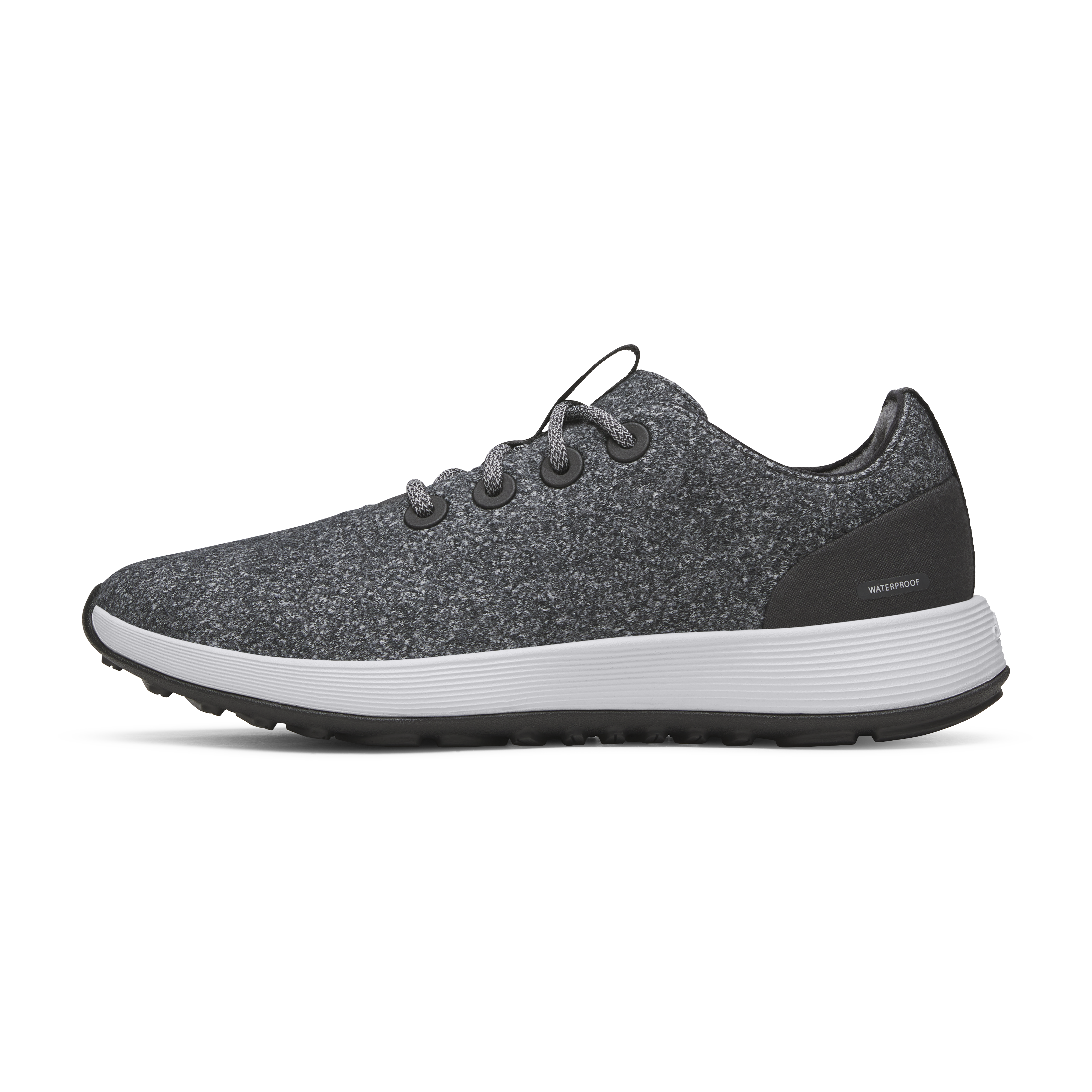 Allbirds Men's Wool Runner NZ Waterproof - Dark Grey (Light Grey Sole)