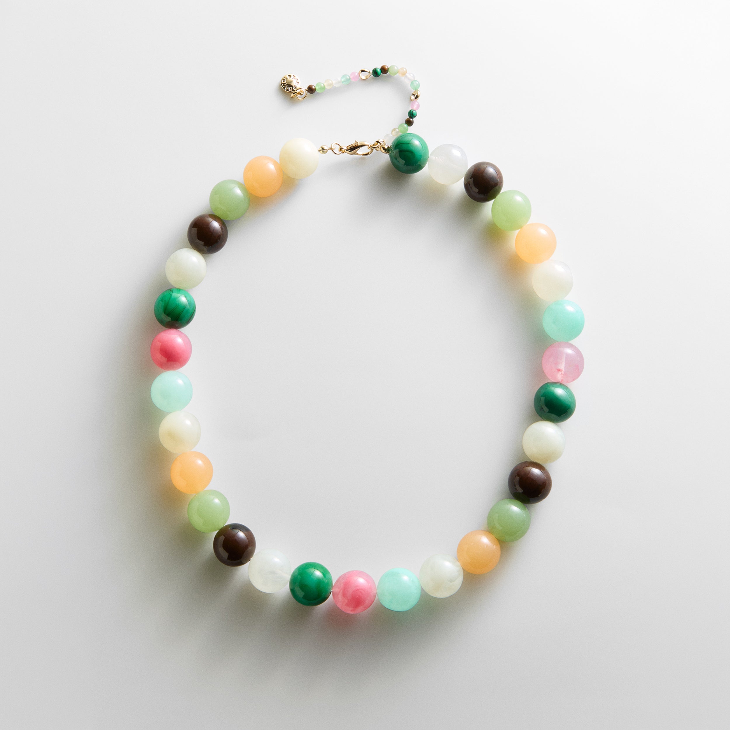 BaubleBar Mini Jane Beaded Necklace - Retro Multi