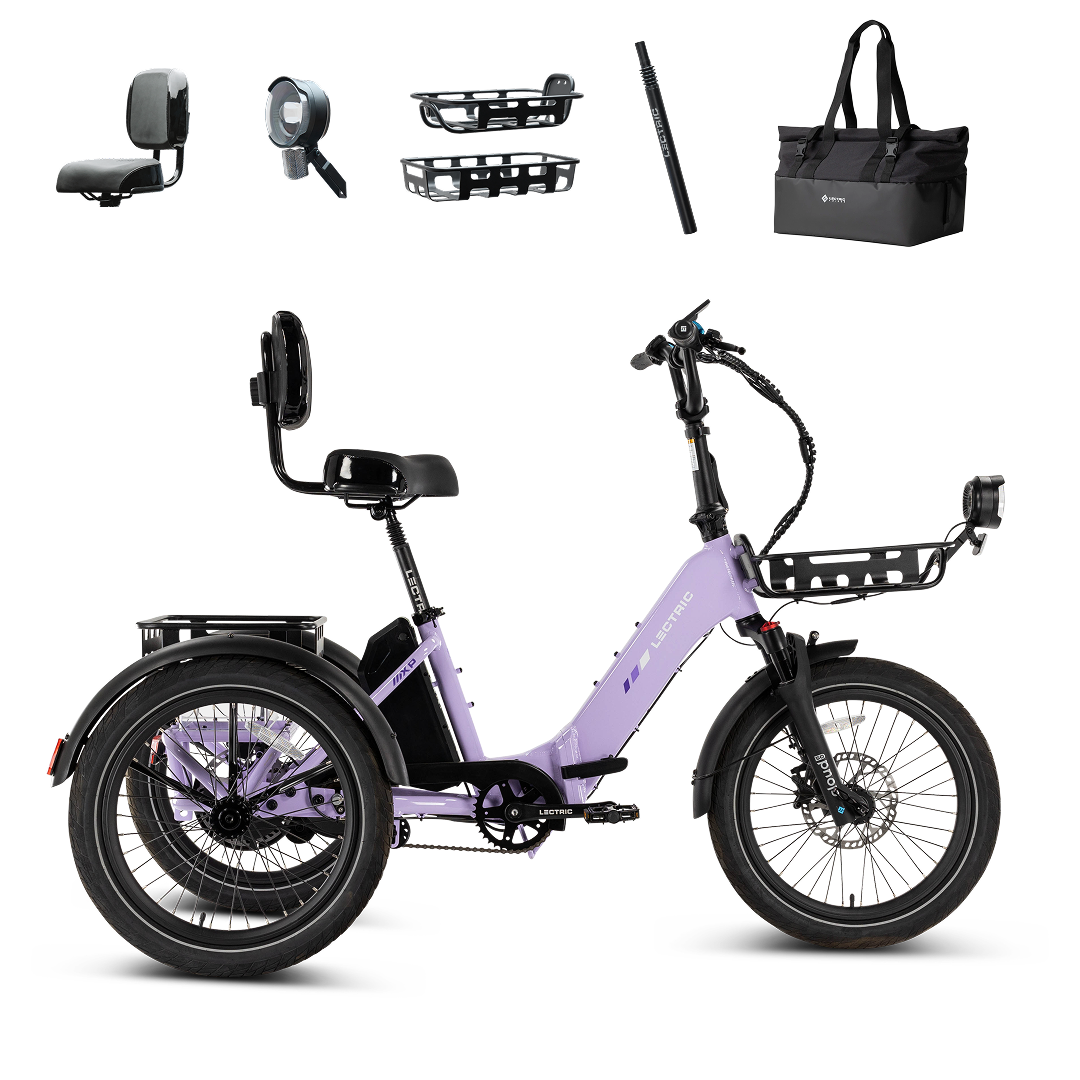 Lectric XP Trike2 750 Lavender Haze - Labor Day Bundle