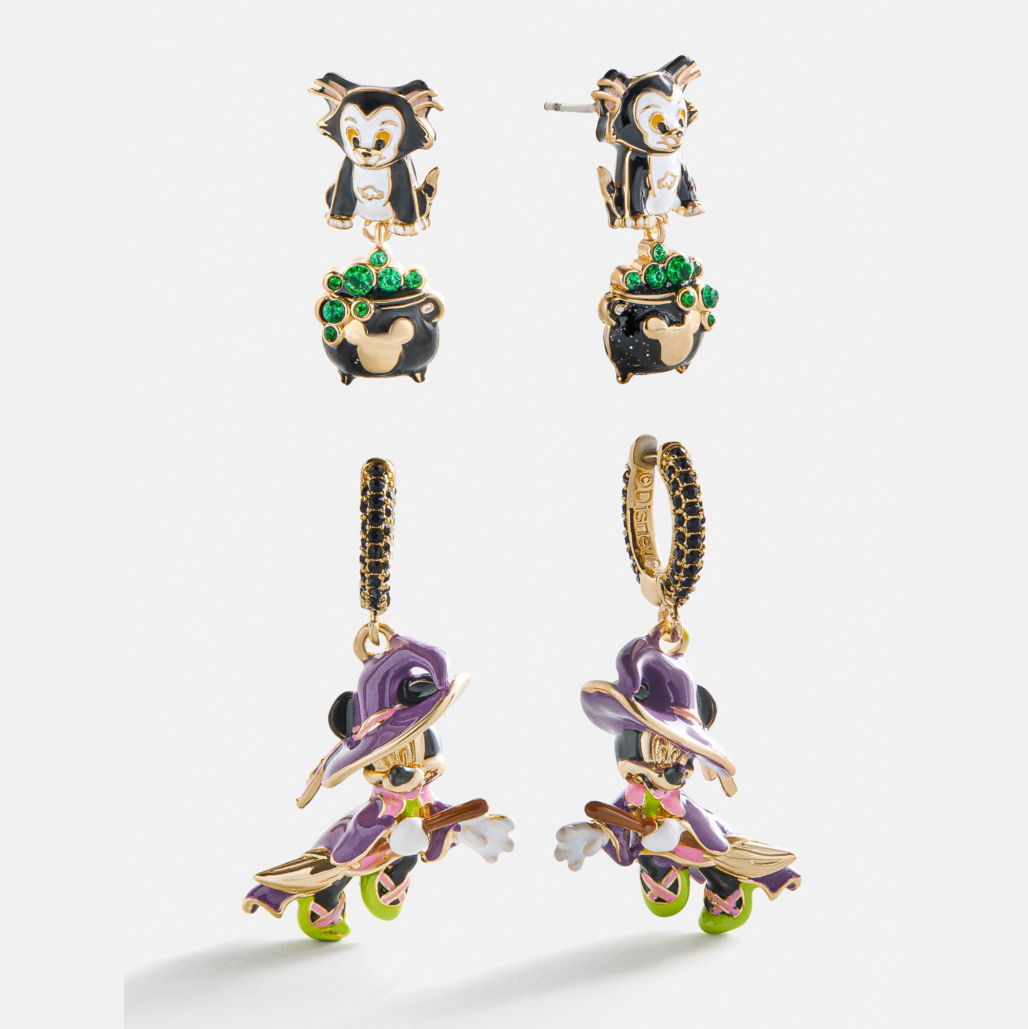 BaubleBar Disney Minnie Mouse & Figaro Halloween Earring Set
