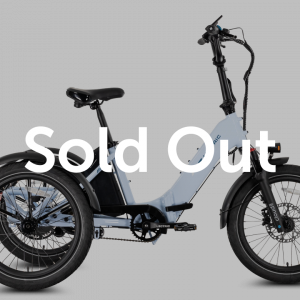 Lectric XP Trike2 Glacier Blue + FREE Support Seat, Elite Headlight, Suspension Seat Post ($257 Va