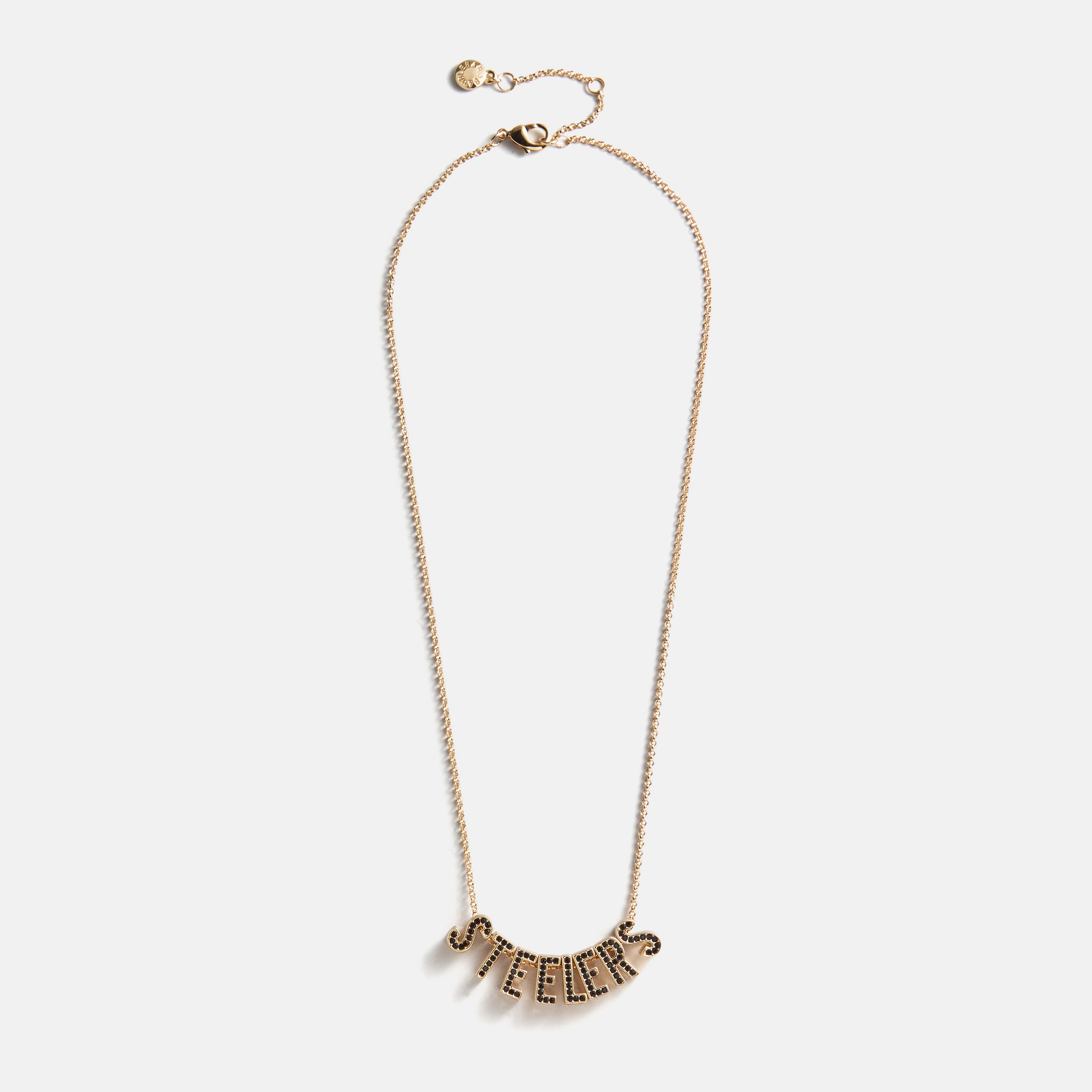 BaubleBar NFL Slogan Charm Necklace - Pittsburgh Steelers