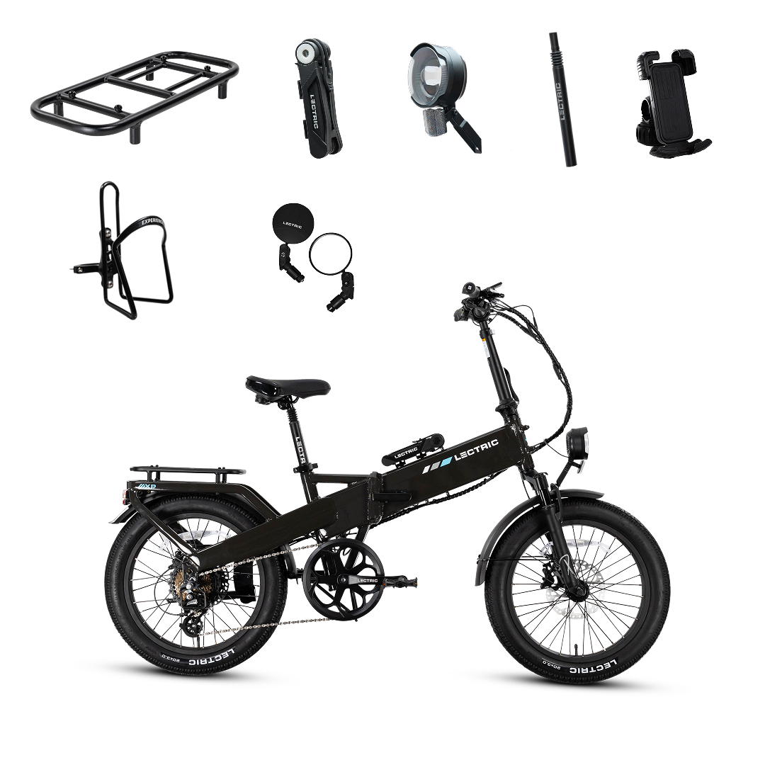 Lectric XP4 750 Tempest Grey - Labor Day Bundle