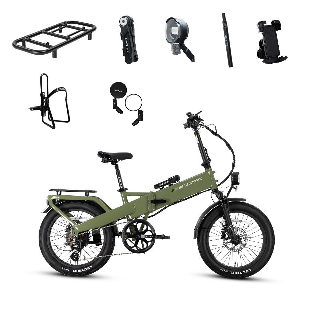 Lectric XP4 750 Pine Green - Labor Day Bundle