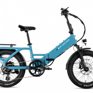 Lectric XP4 750 Step-Thru Raindrop Blue eBike
