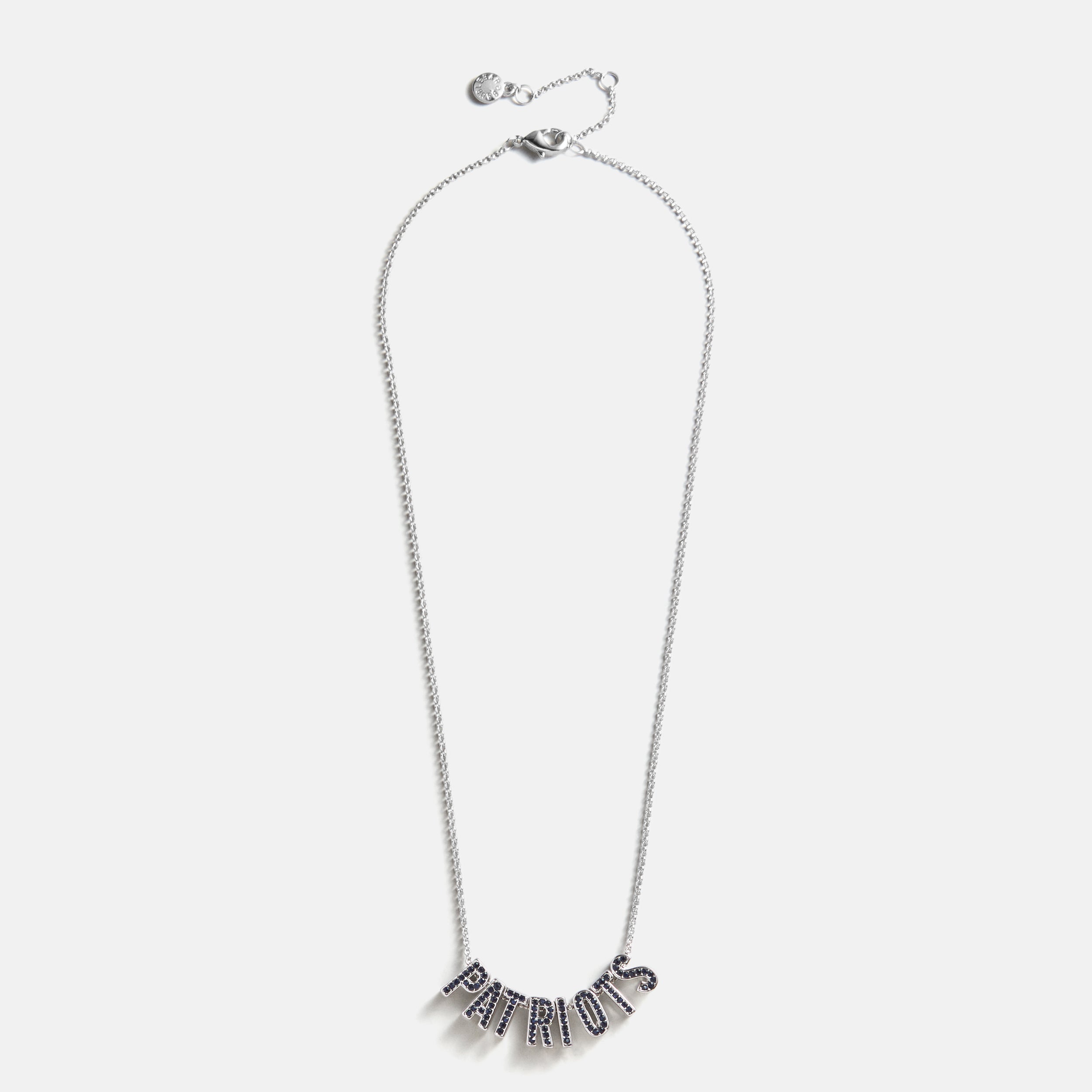 BaubleBar NFL Slogan Charm Necklace - New England Patriots