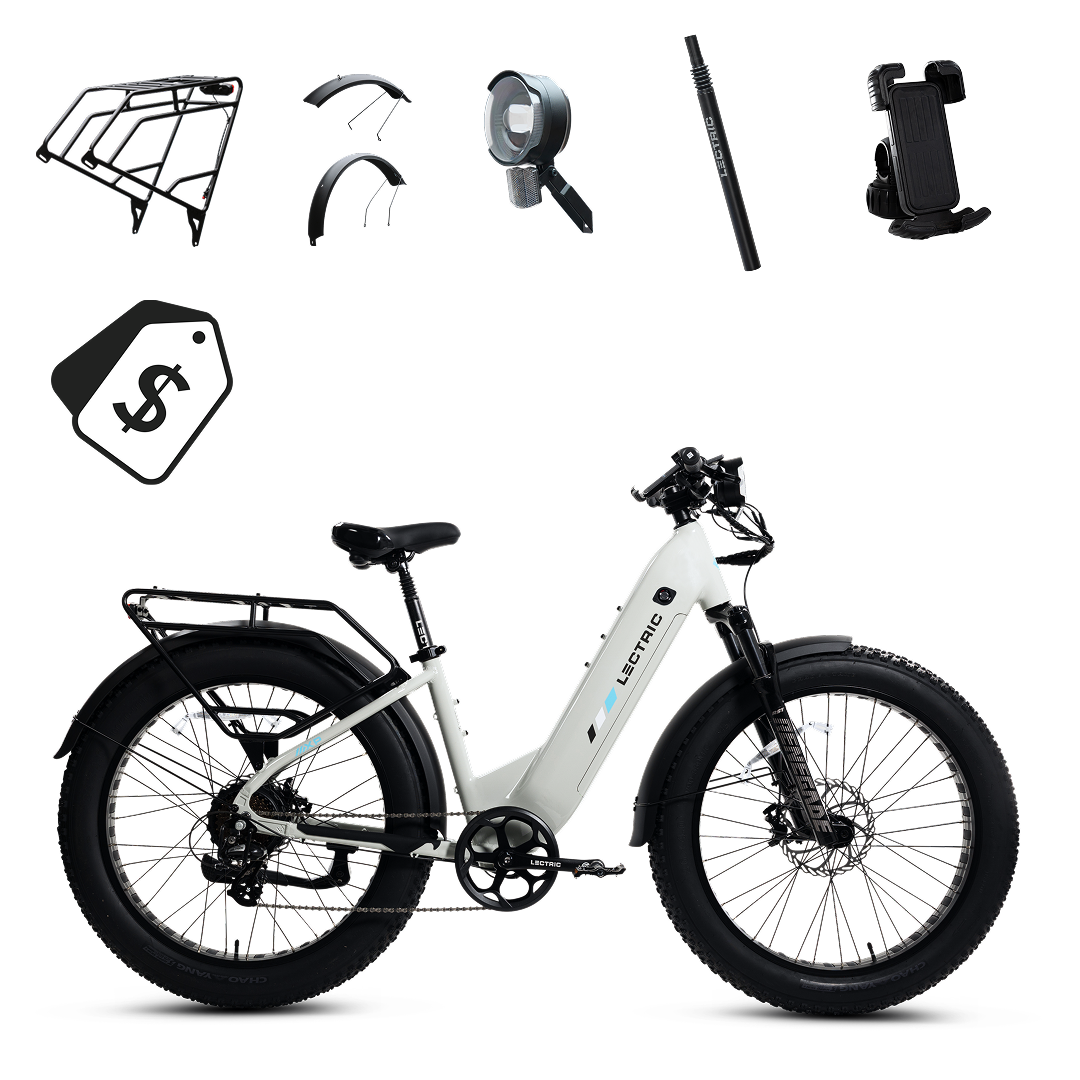 Lectric XPeak2 Step-Thru Long-Range - Labor Day Bundle