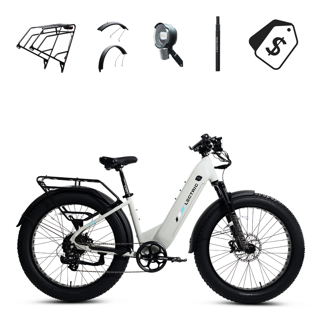 Lectric XPeak2 Step-Thru - Labor Day Bundle