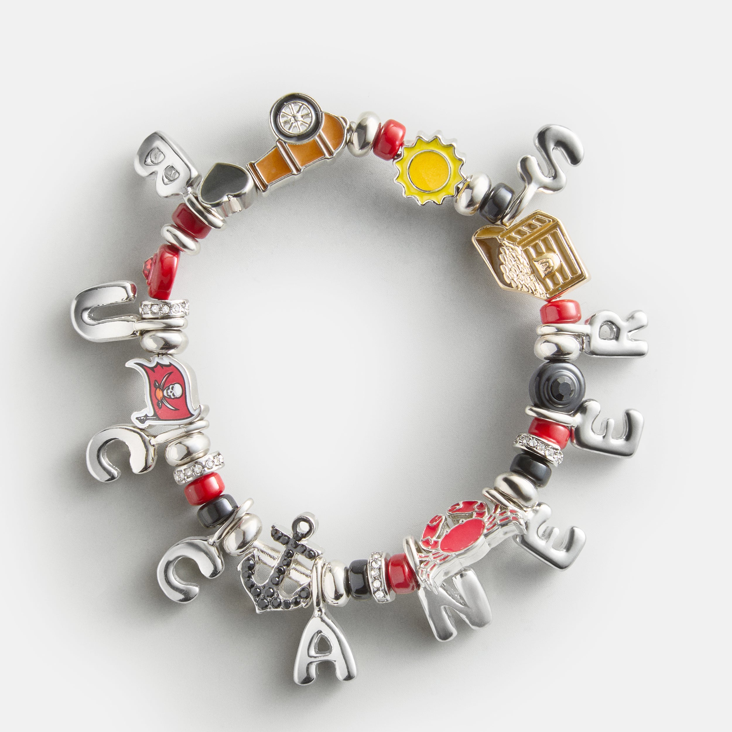 BaubleBar NFL Beaded Charm Bracelet - Tampa Bay Buccaneers