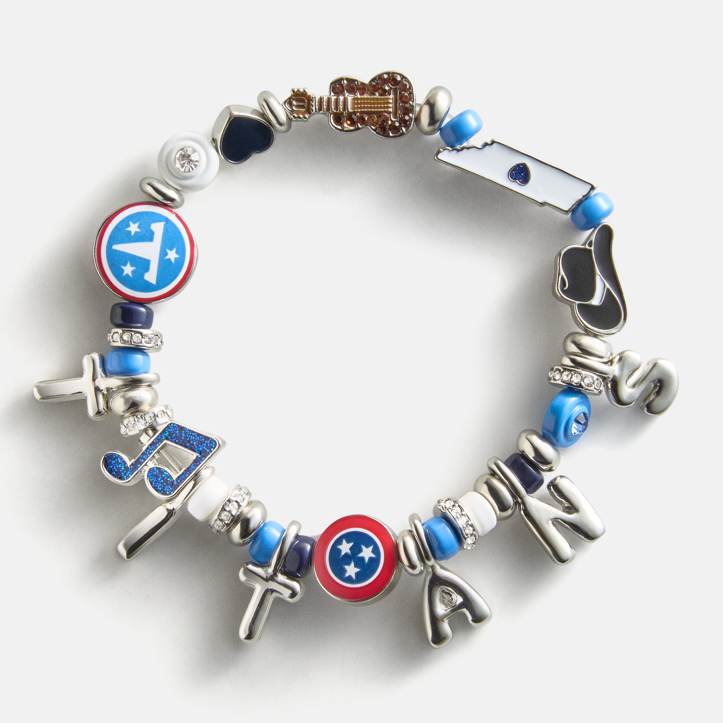 BaubleBar NFL Beaded Charm Bracelet - Tennessee Titans