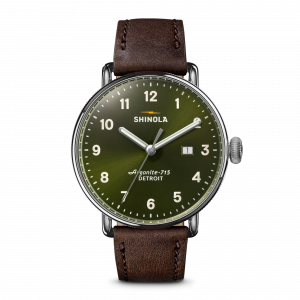 Shinola Canfield Watch - Dark Olive