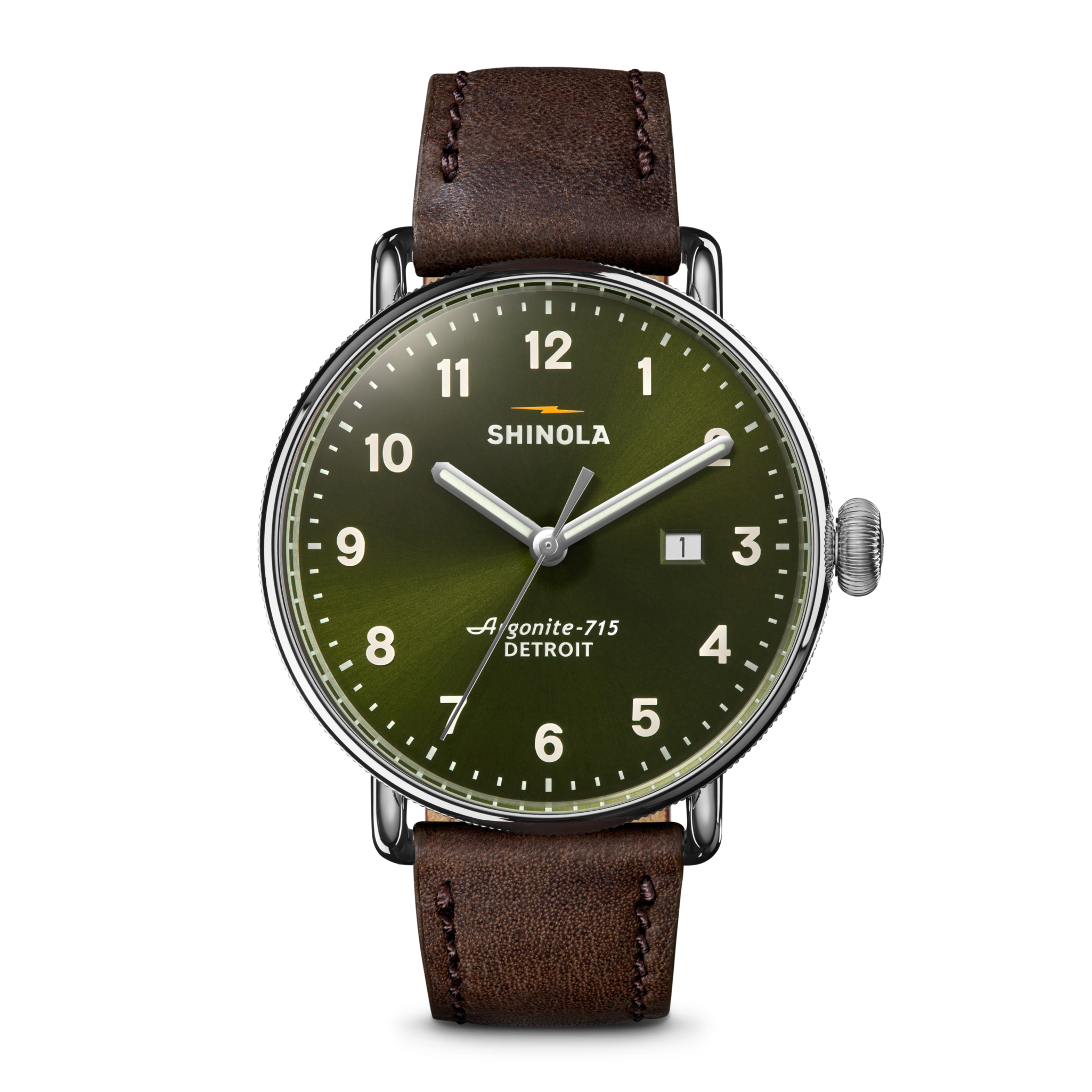 Shinola Canfield Watch - Dark Olive