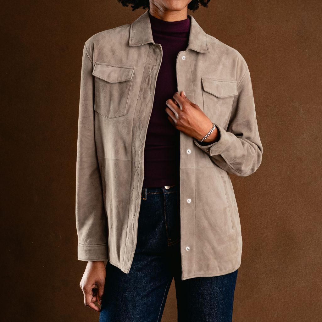 Thursdayboots Dakota Shirt Jacket | Taupe