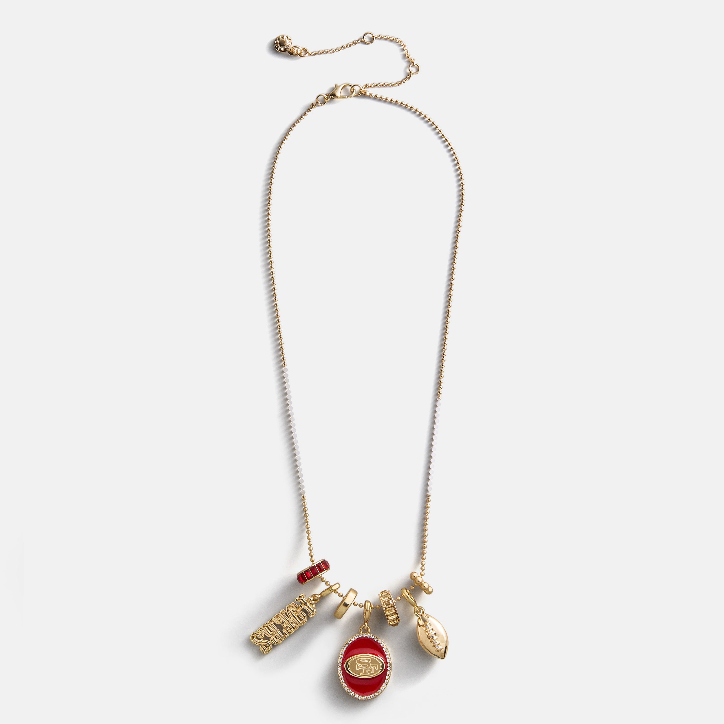 BaubleBar NFL Cluster Charm Necklace - San Francisco 49ers