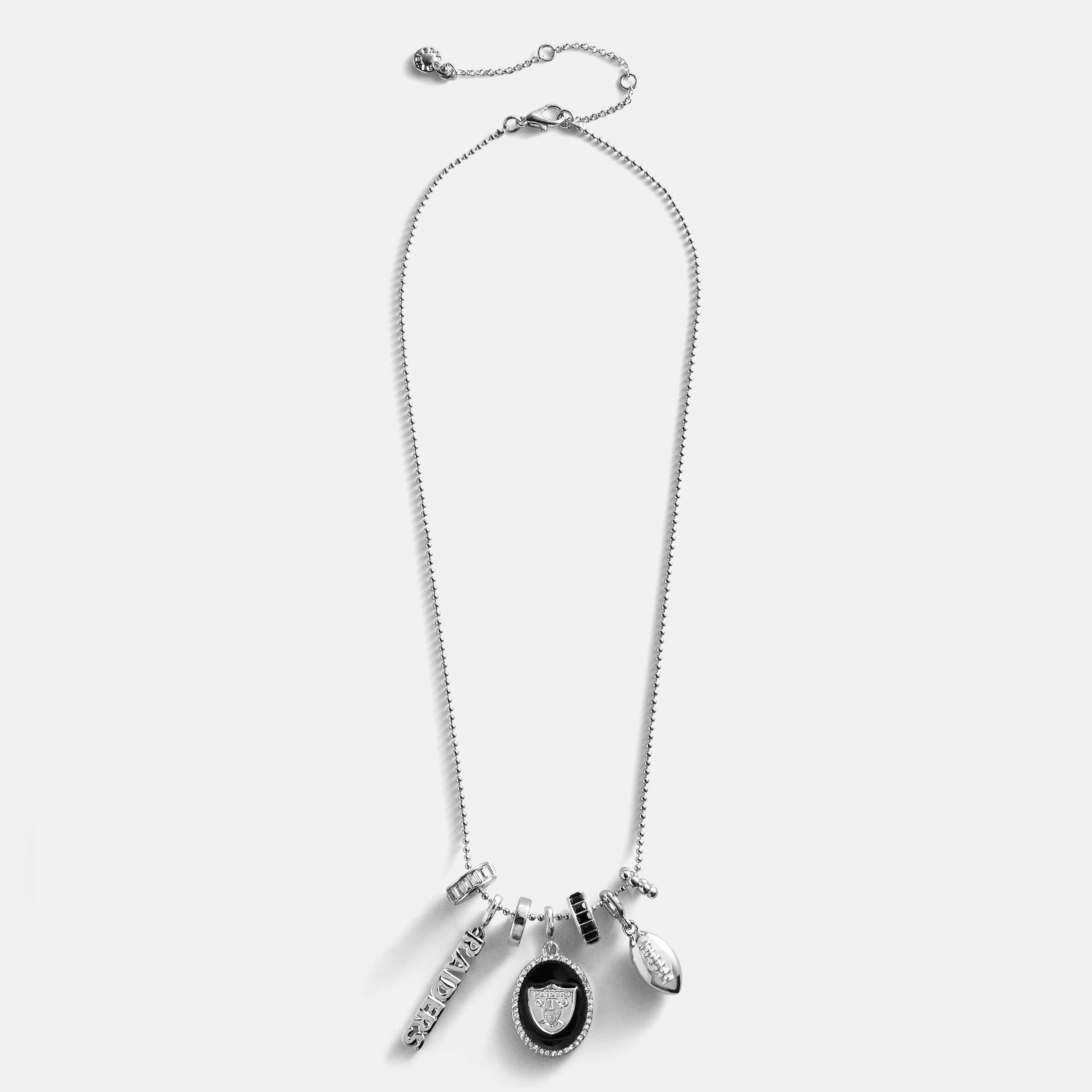 BaubleBar NFL Cluster Charm Necklace - Las Vegas Raiders