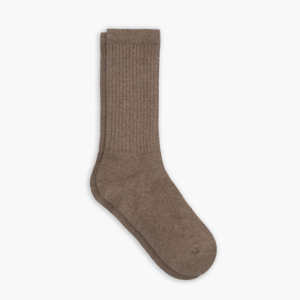 Thursdayboots Men's Cotton Crew Sock | Brown