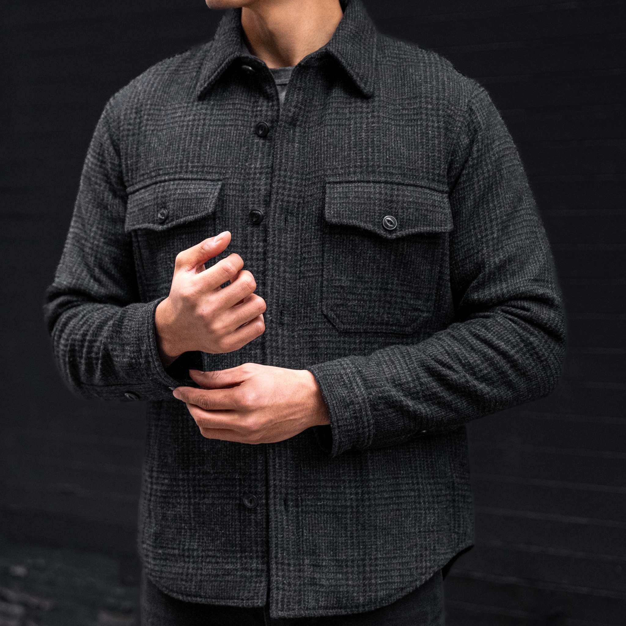 Thursdayboots CPO Jacket | Black & Grey