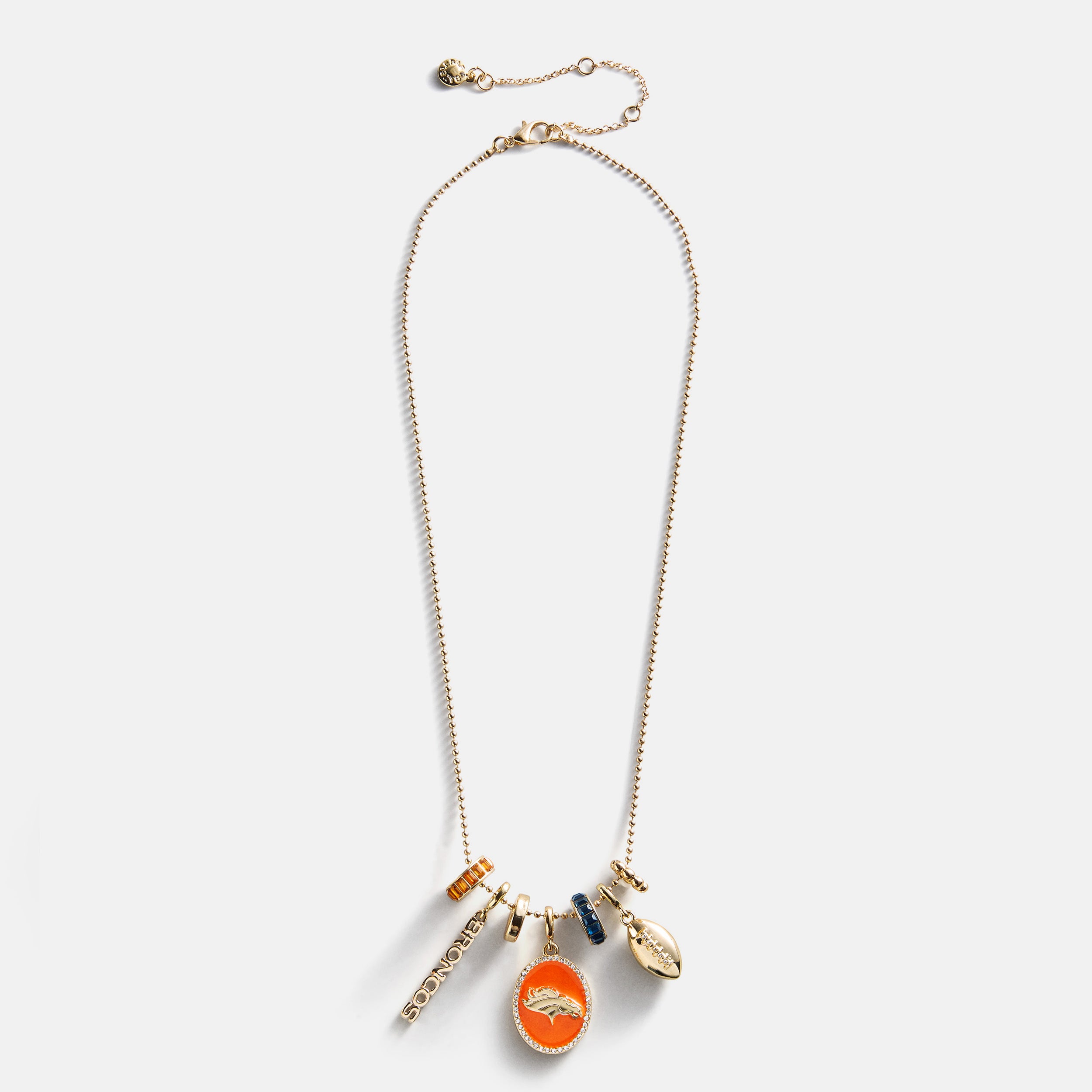 BaubleBar NFL Cluster Charm Necklace - Denver Broncos