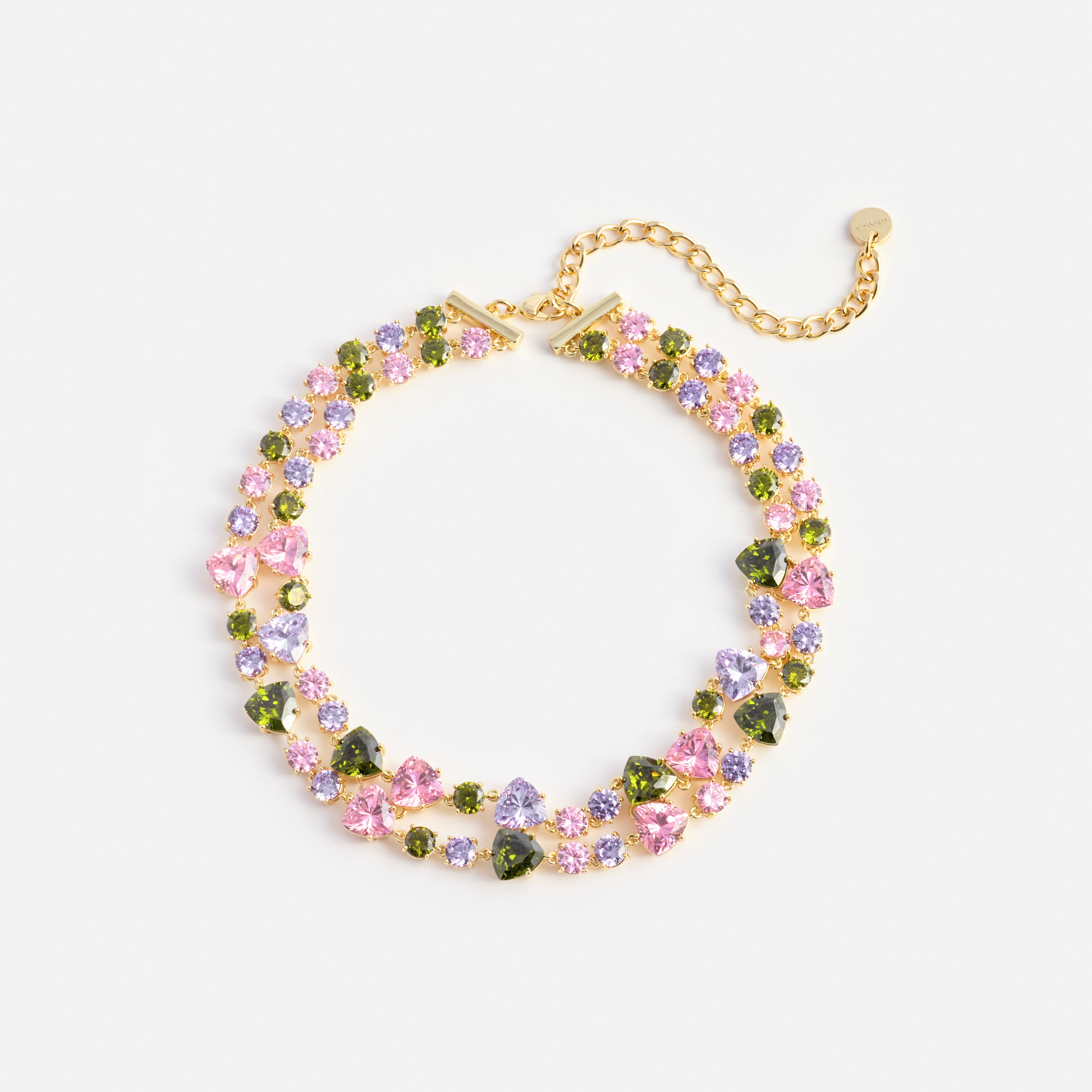 Self Portrait Multi Crystal Necklace