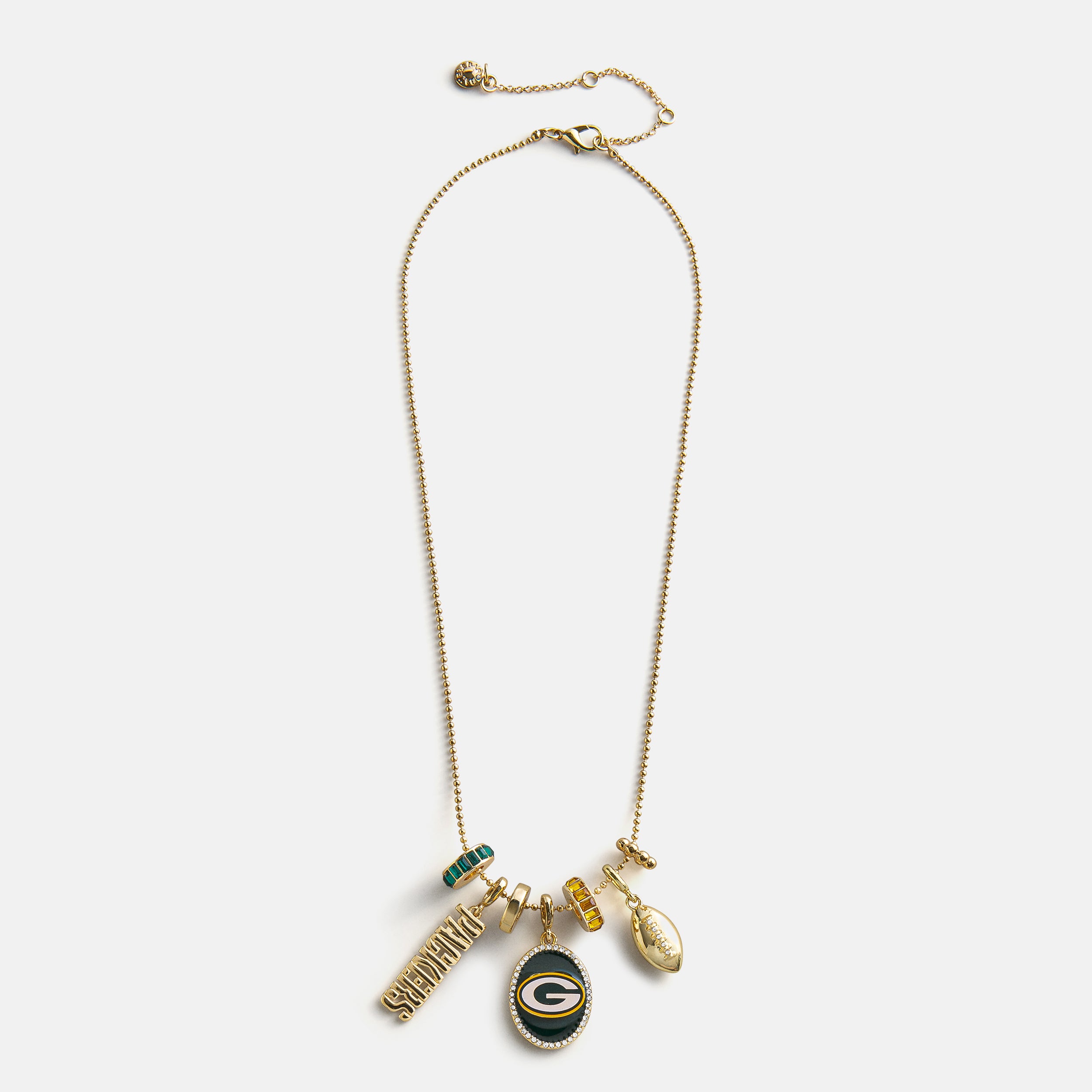 BaubleBar NFL Cluster Charm Necklace - Green Bay Packers