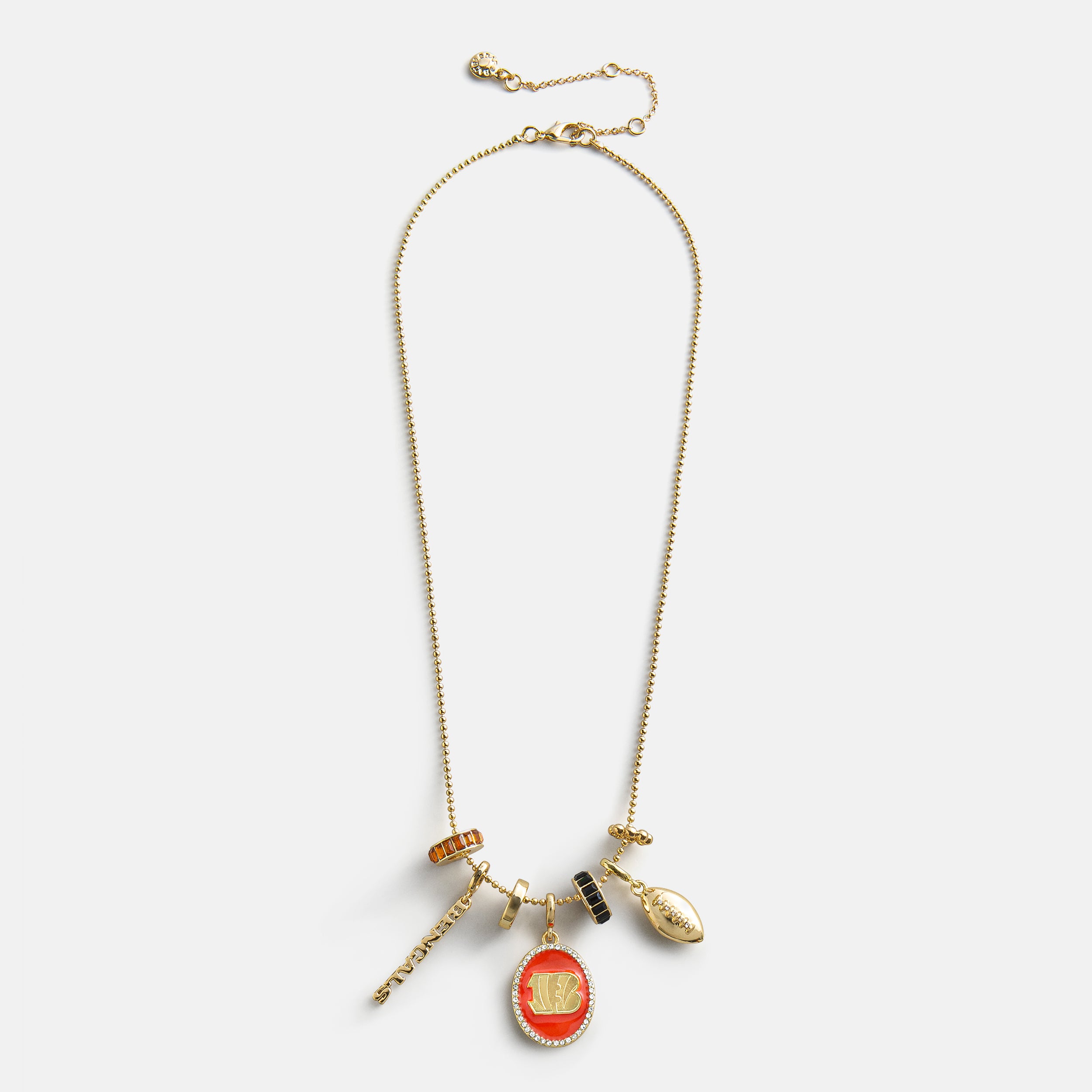 BaubleBar NFL Cluster Charm Necklace - Cincinnati Bengals