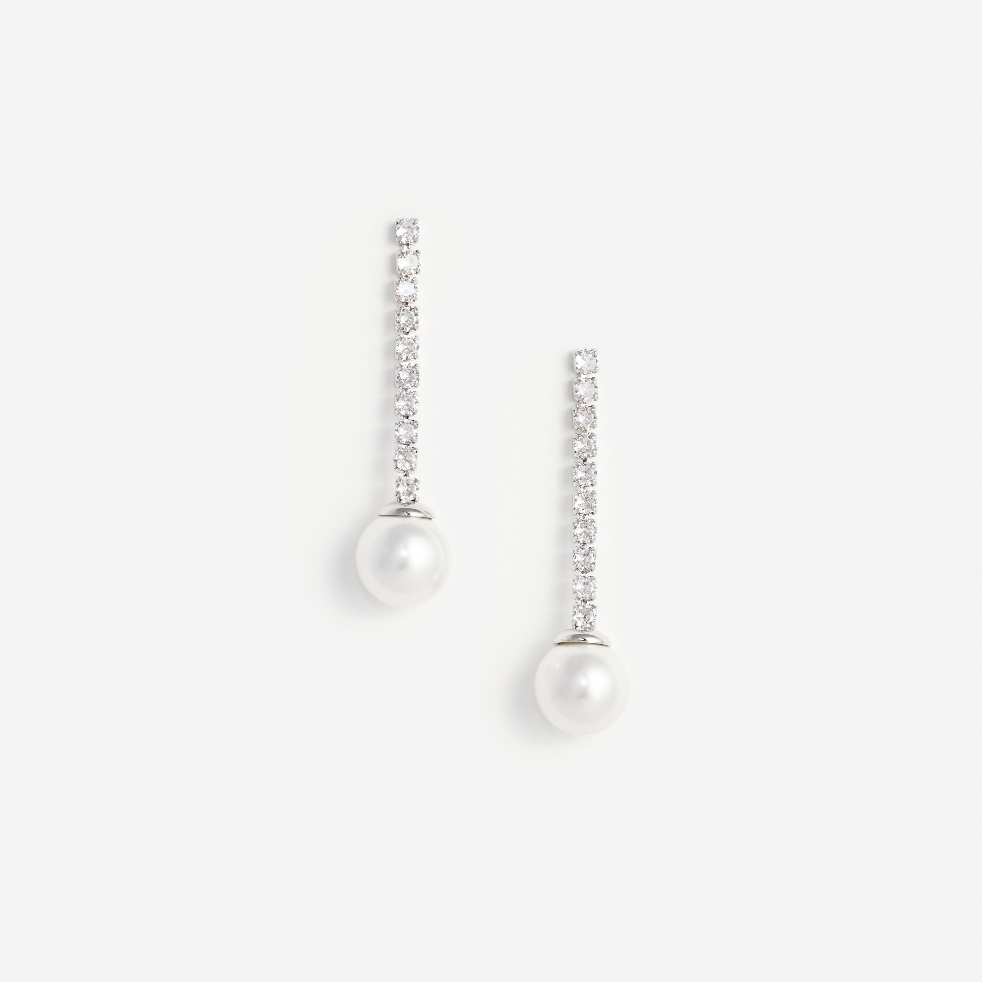 Self Portrait Crystal Pearl Droplet Earring