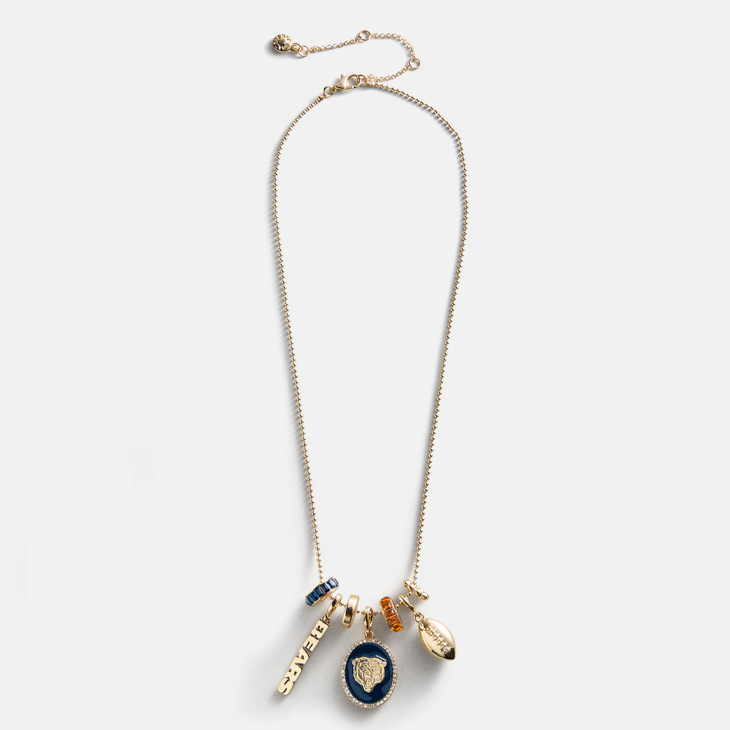 BaubleBar NFL Cluster Charm Necklace - Chicago Bears