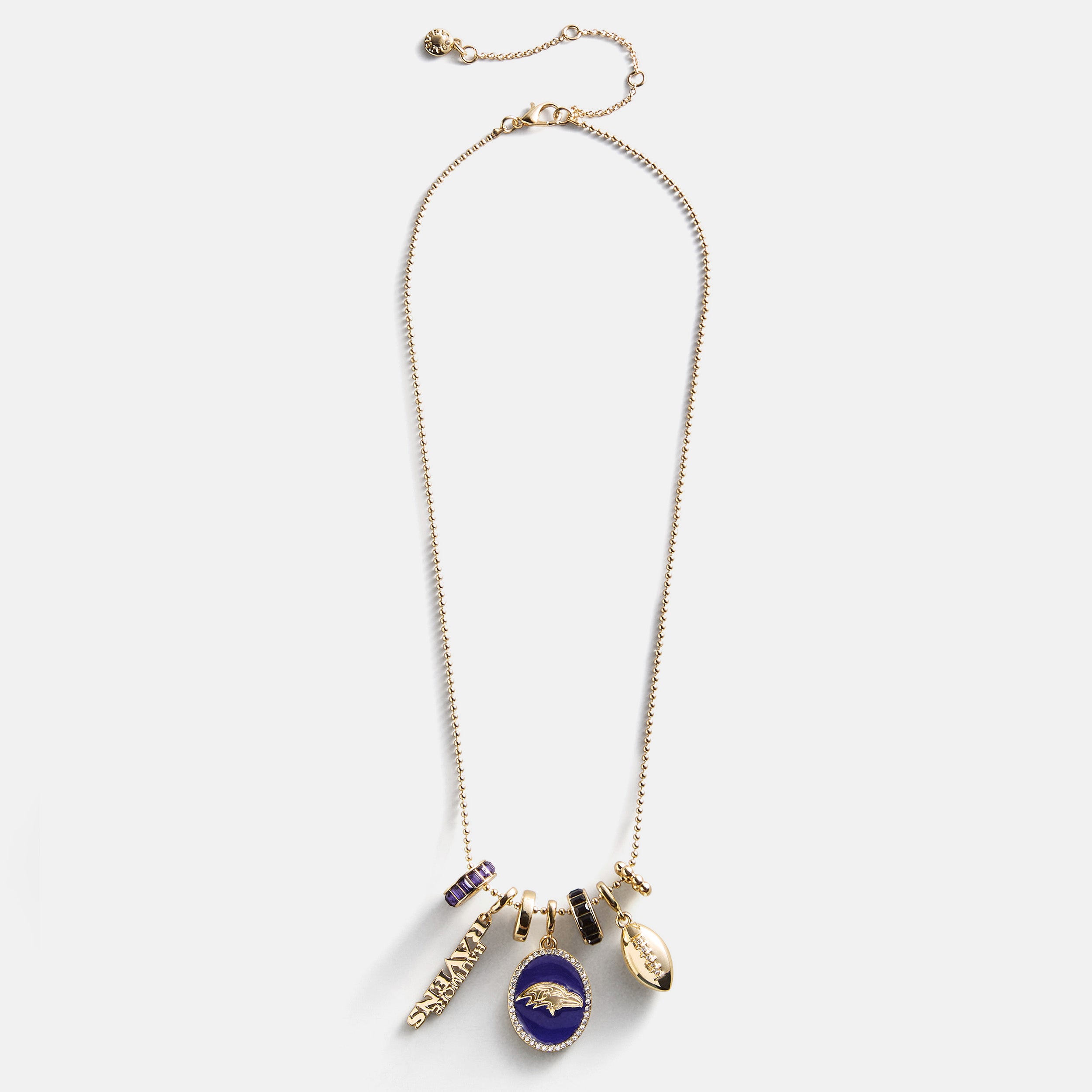 BaubleBar NFL Cluster Charm Necklace - Baltimore Ravens