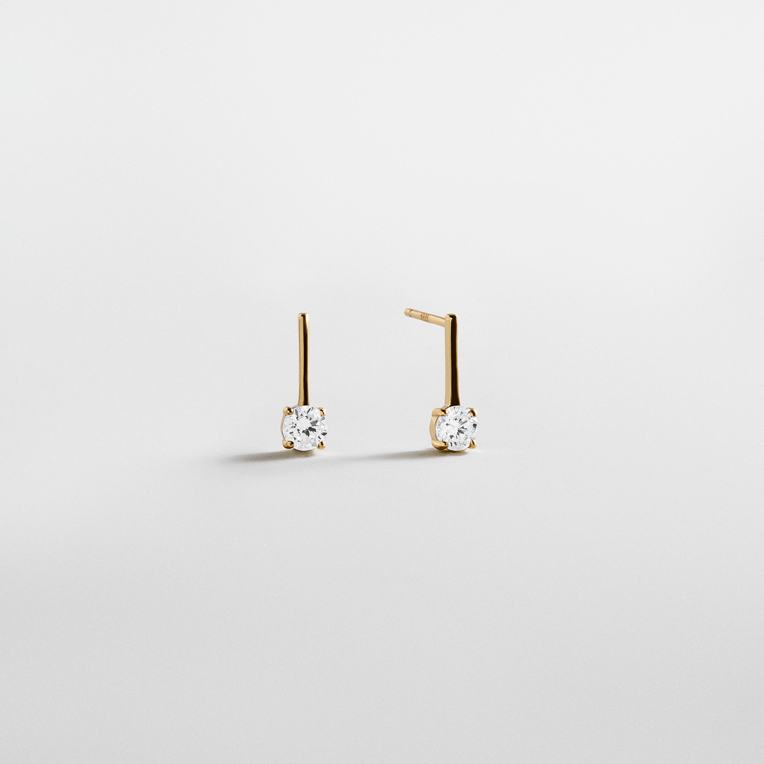 BaubleBar Kim 14K Gold Drop Earrings
