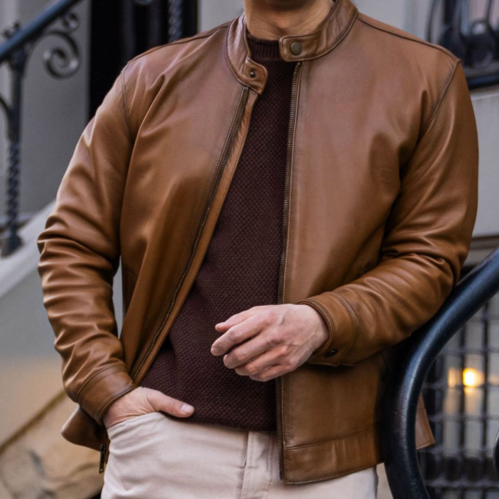 Thursdayboots Racer Jacket | Toffee