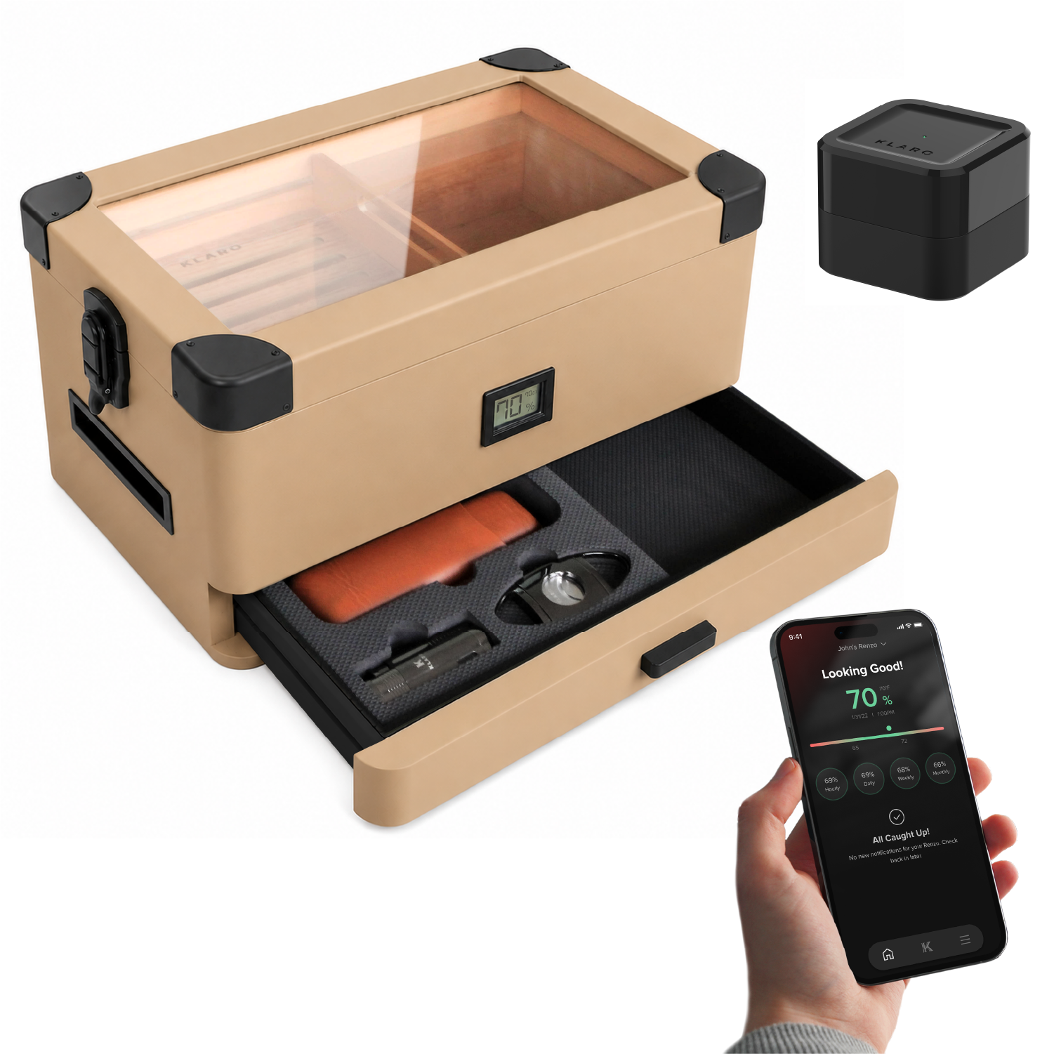 Case Elegance Coyote Tan Edition Military Humidor