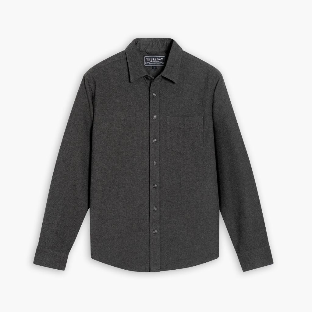 Thursdayboots Solid Shirt | Heather Grey