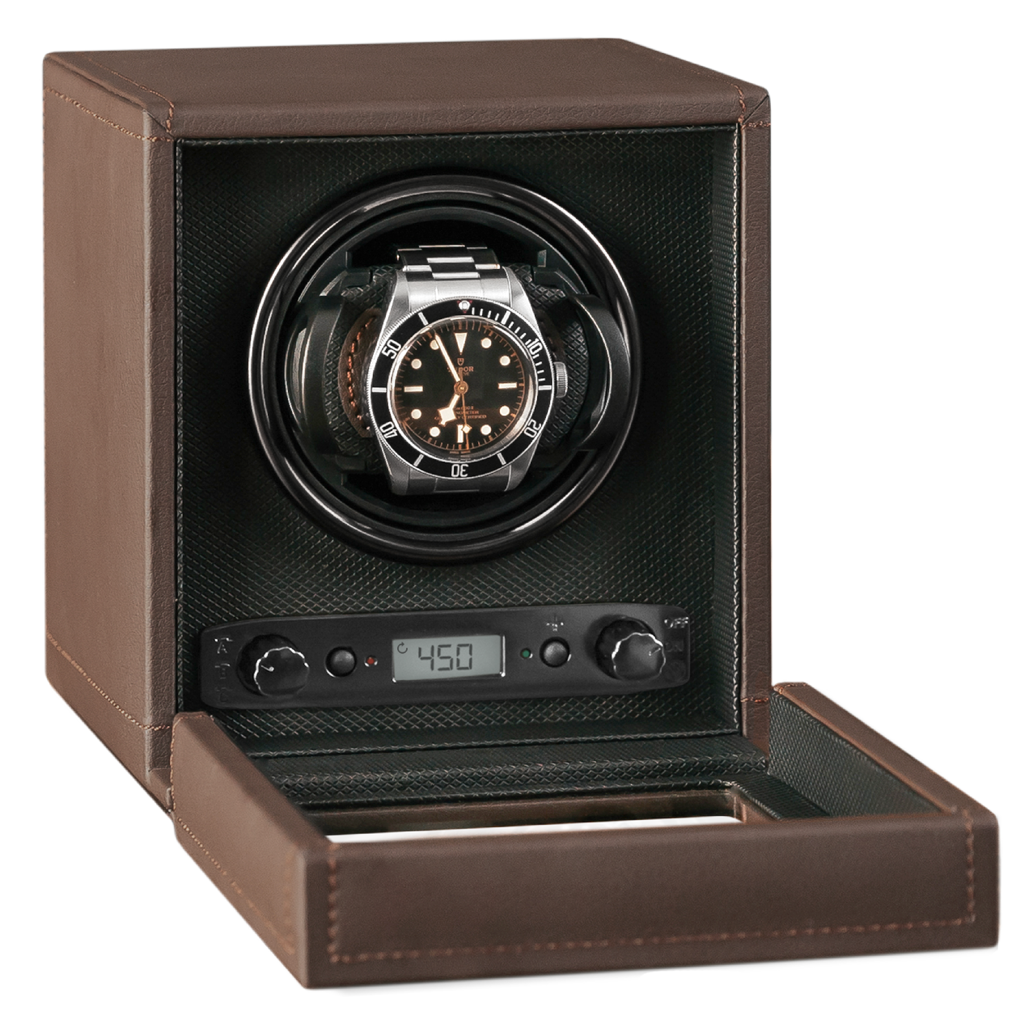 Case Elegance The Benson Single Watch Winder - Brown