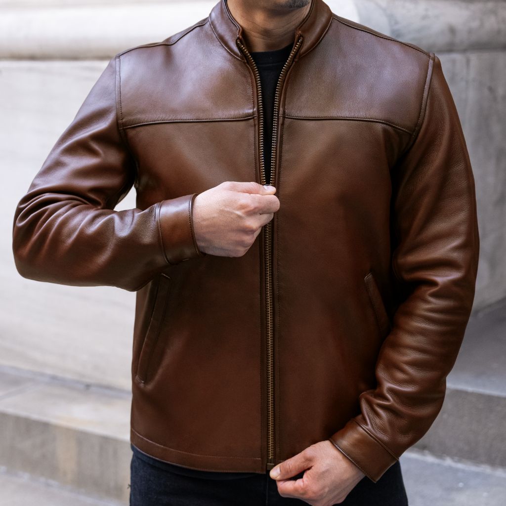 Thursdayboots Rider Jacket | Rich Mahogany