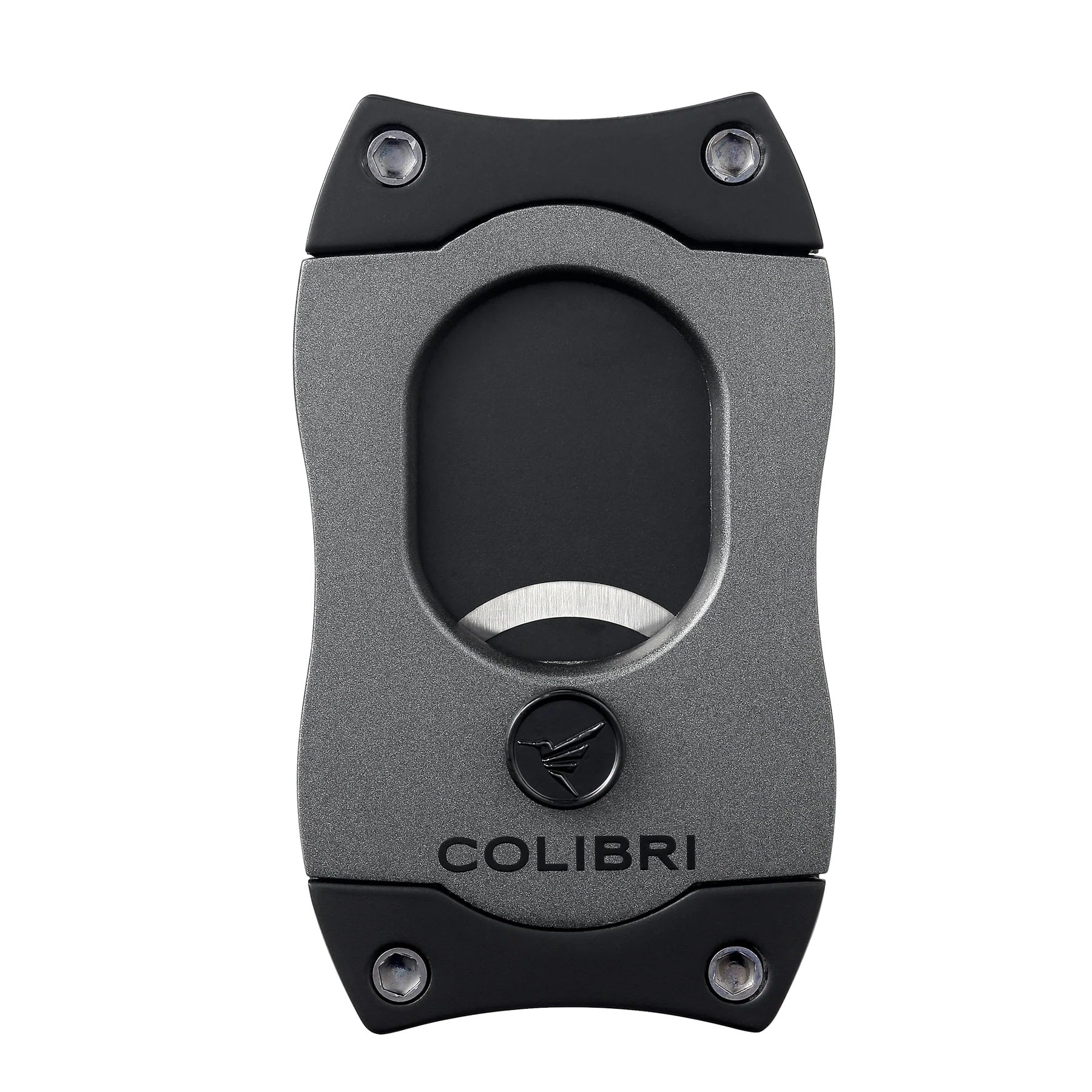 Case Elegance Colibri S-Cut Cigar Cutter, Charcoal + Black Blades