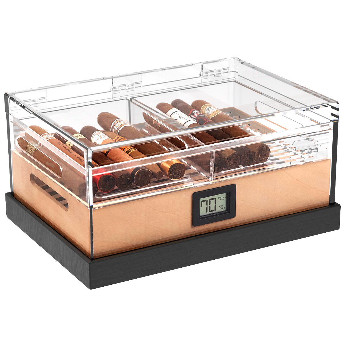 Case Elegance Felix Pro Tupperdor - Acrylic Humidor