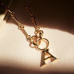 Luv AJ The Initial Charm Bellychain
