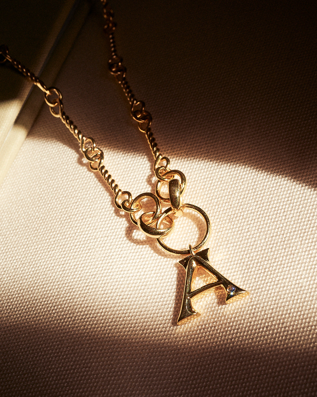 Luv AJ The Initial Charm Bellychain