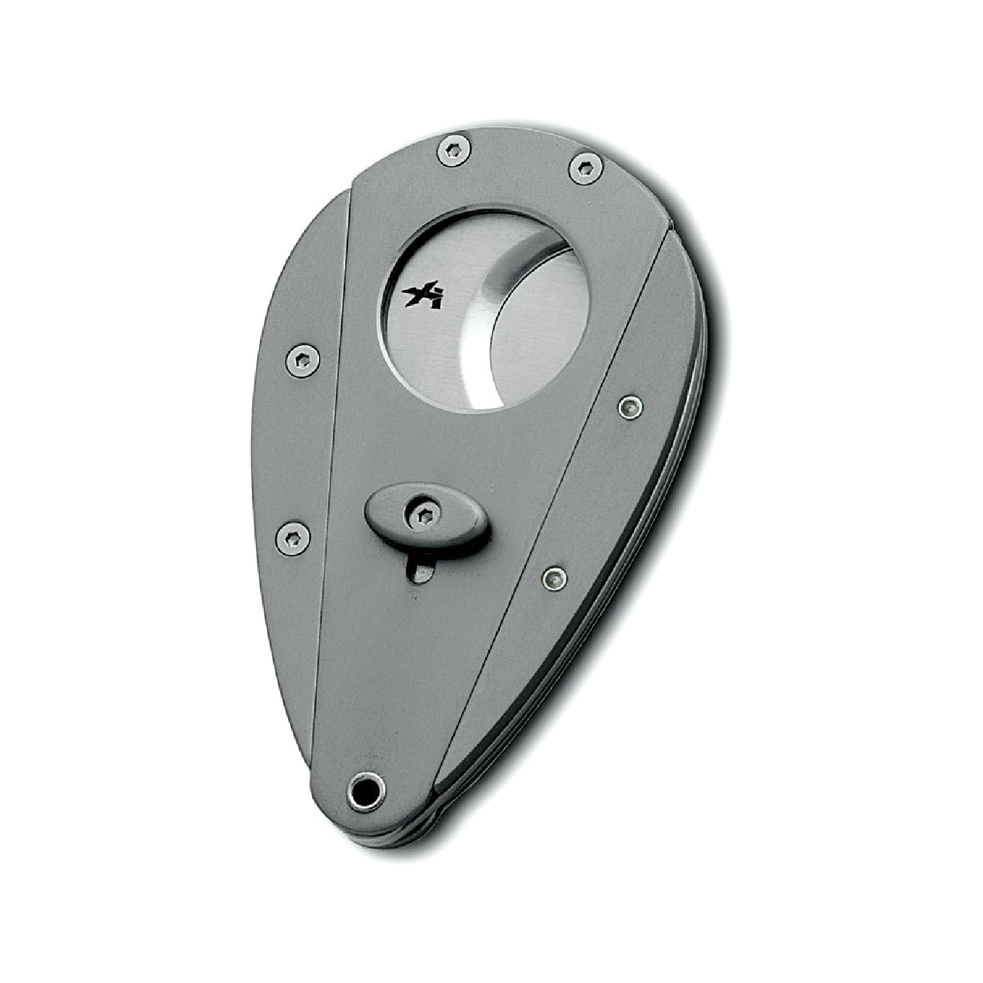 Case Elegance Xikar Premium Metal Cigar Cutter - Titanium