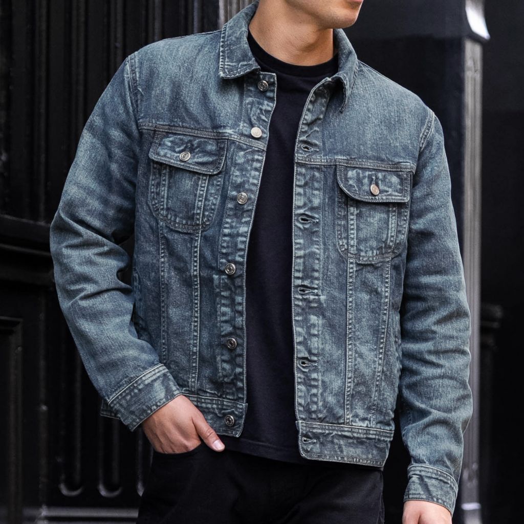 Thursdayboots Denim Trucker Jacket | Faded Indigo