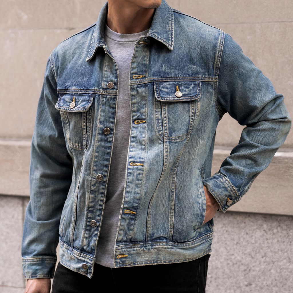 Thursdayboots Denim Trucker Jacket | Medium Wash