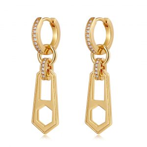 Luv AJ Mini Zipper Huggies- Gold