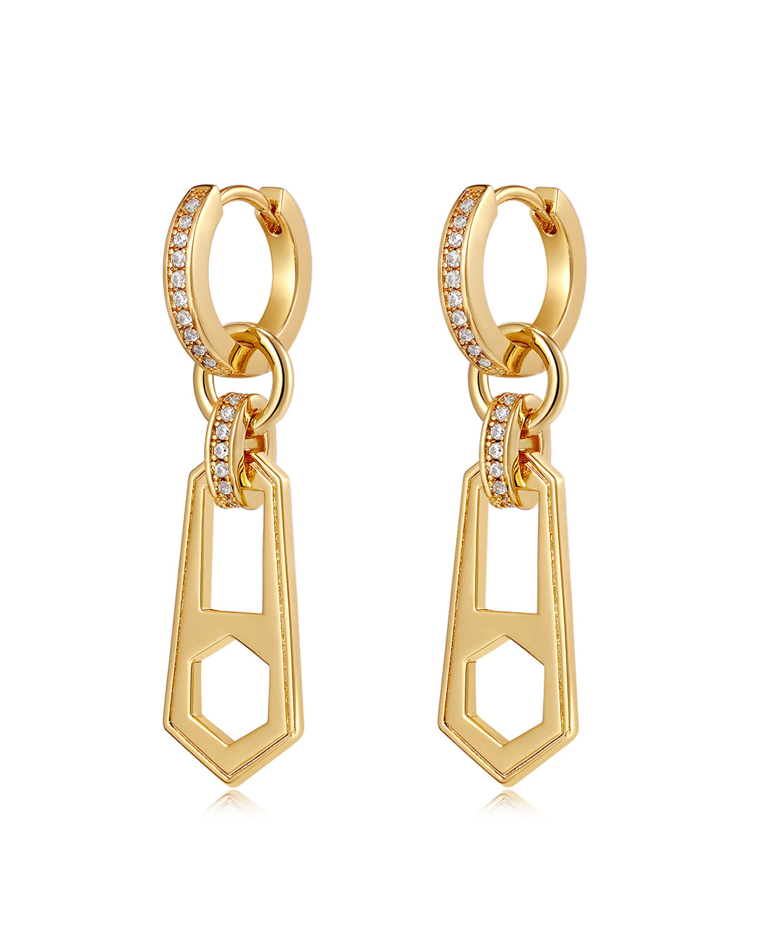 Luv AJ Mini Zipper Huggies- Gold