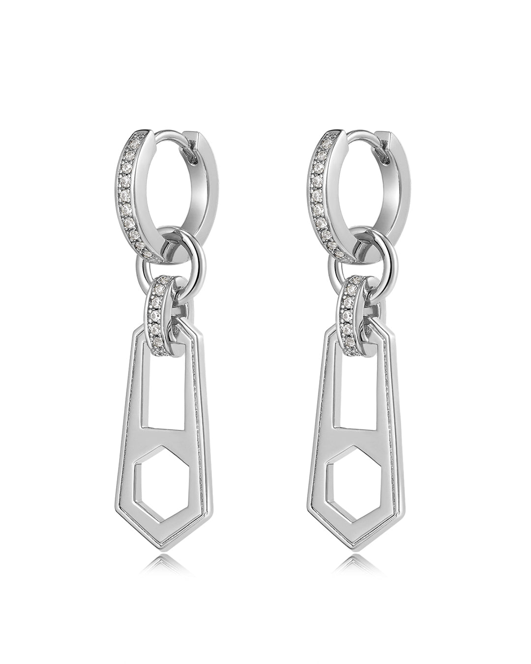 Luv AJ Mini Zipper Huggies- Silver