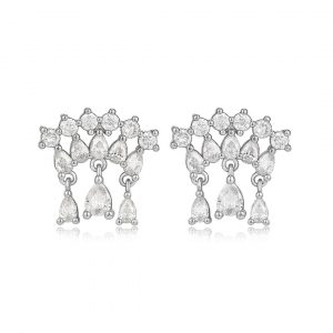 Luv AJ Colette Shaker Studs- Silver